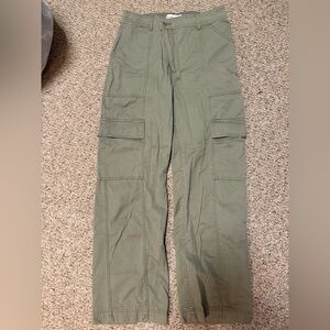Abercrombie and Fitch Army Green Cargo Pants